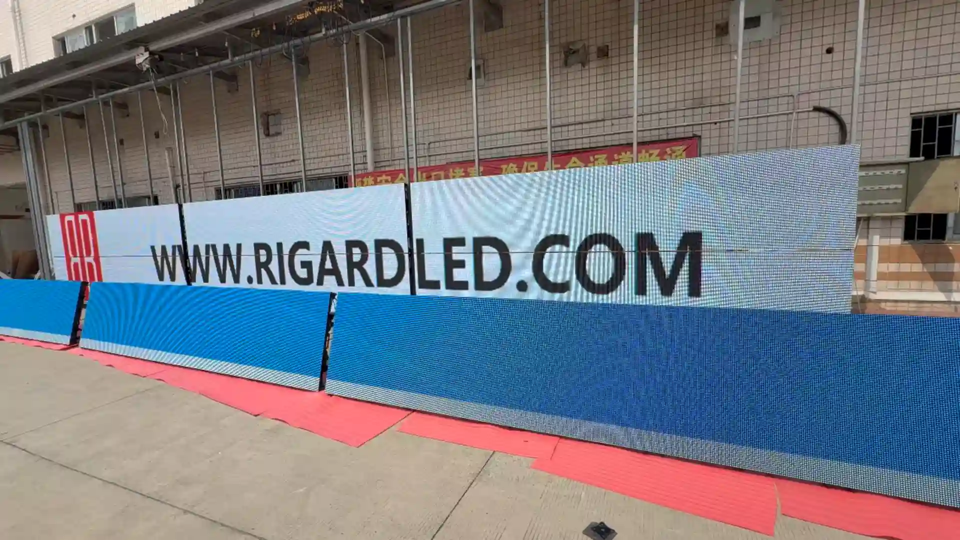 Stadium Perimeter LED Display Aging Test