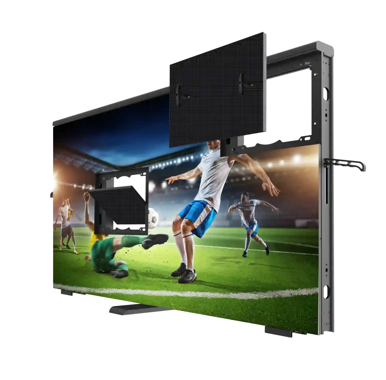 Dual Front & Rear Maintenance: Fast-Service Stadium Perimeter LED Screen